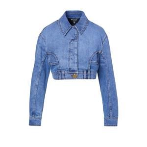 Balmain - Cropped Denim Jacket - FR 36